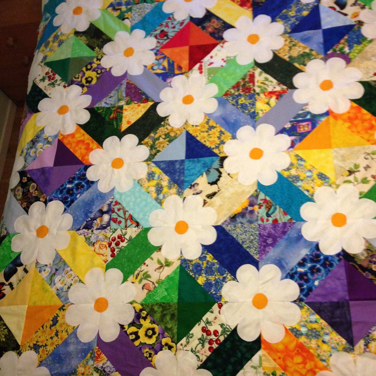 Daisy Flower CLA080424039 Quilt Blanket