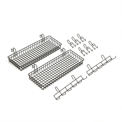 Mobile Garden with Trellis & Under Shelf plus Basket & Hook Kit