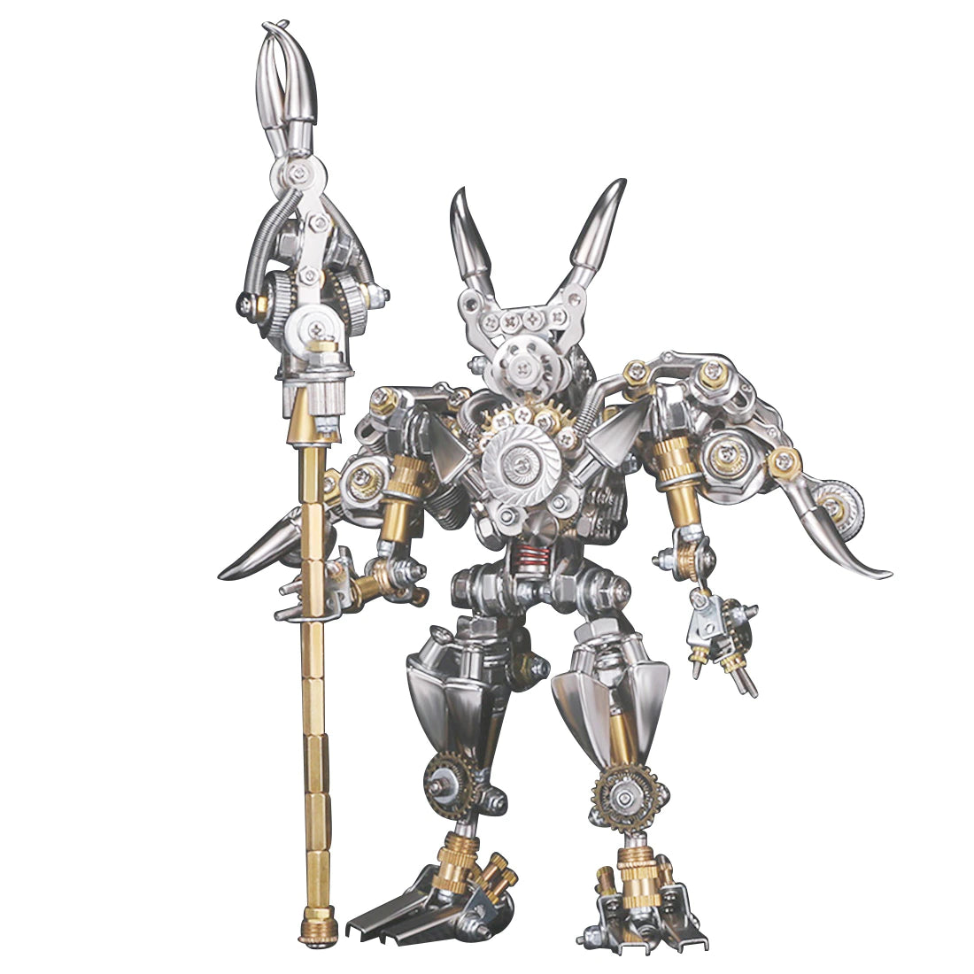 573Pcs DIY Metal Mechanical Mecha Puzzle Model Kit 3D Assembly Pawns Jigsaw Crafts