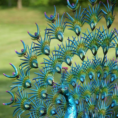 Large Peacocks with Crystal Detail