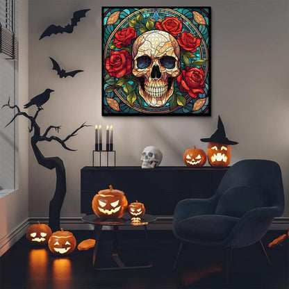 SKull & Roses Jigsaw Puzzle 1000 Pieces