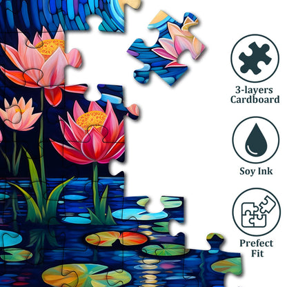 Waterlily Flower Jigsaw Puzzle 1000 Pieces