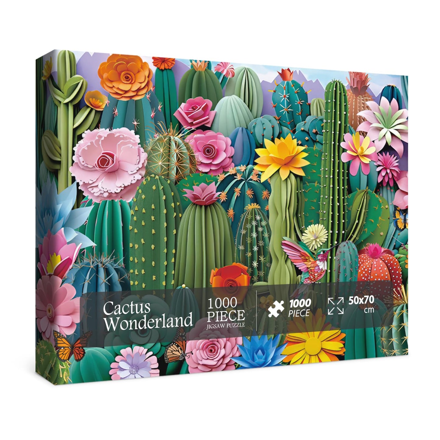 Cactus Wonderland Jigsaw Puzzle 1000 Pieces