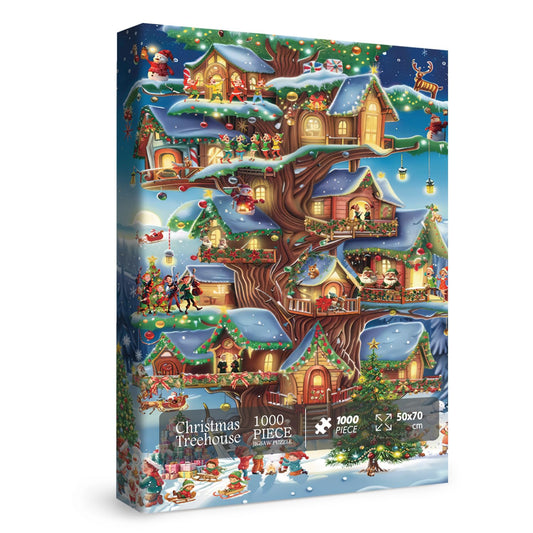 Christmas Treehouse Jigsaw Puzzle 1000 Pieces