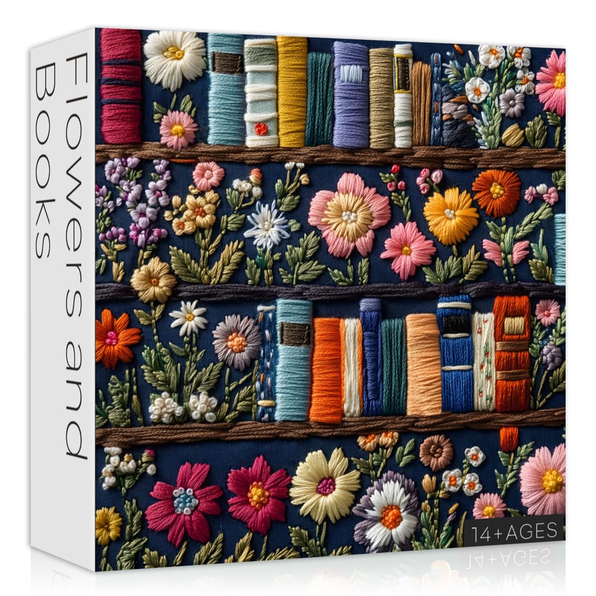 Flowers and Books Jigsaw Puzzle 1000 Pieces