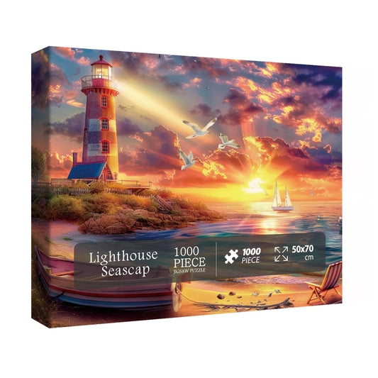 Lighthouse Seascap Jigsaw Puzzle 1000 Pieces