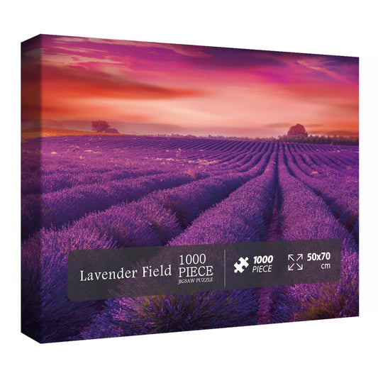 Purple Lavender Jigsaw Puzzle 1000 Pieces