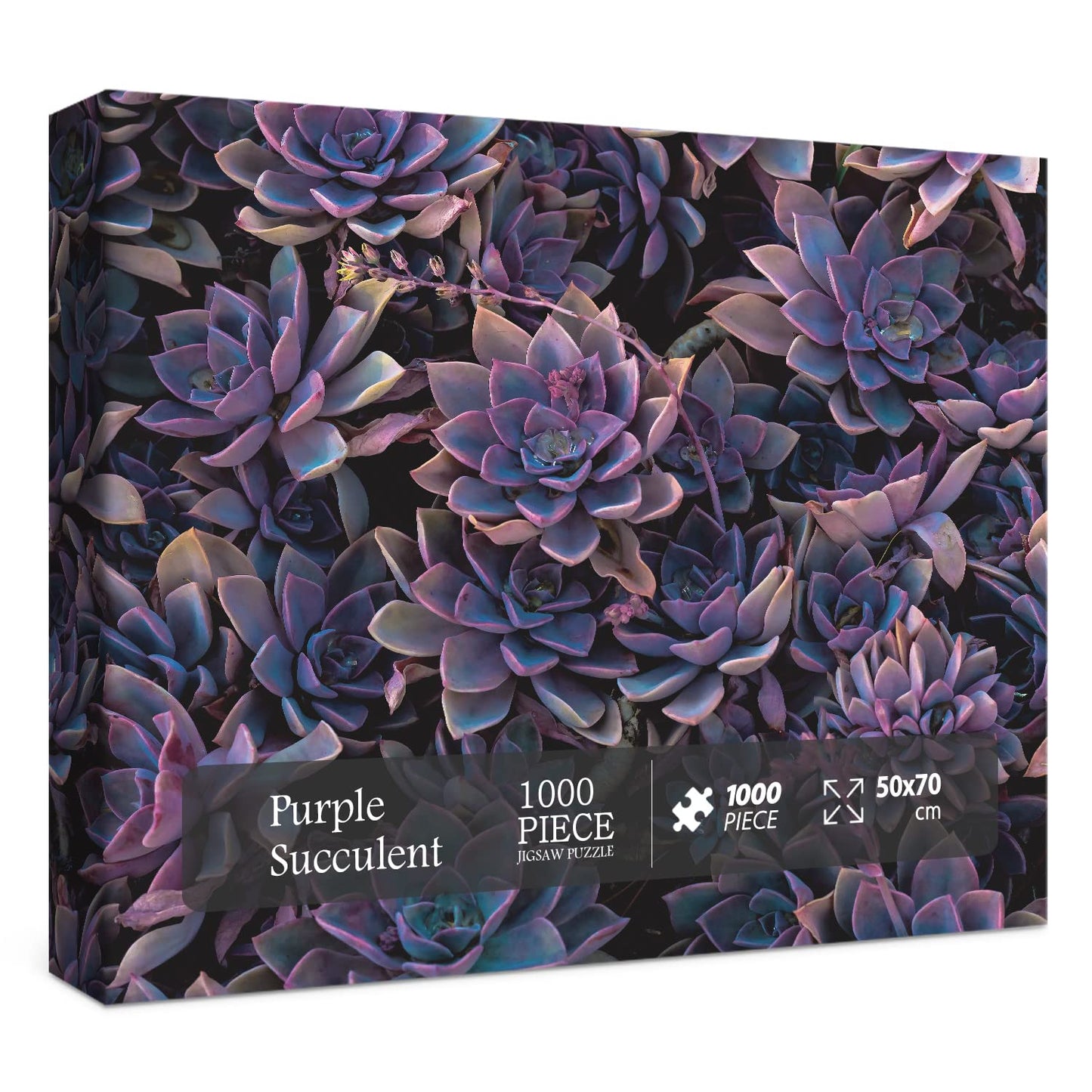 Impossible Purple Succulent  Jigsaw Puzzle 1000 Pieces