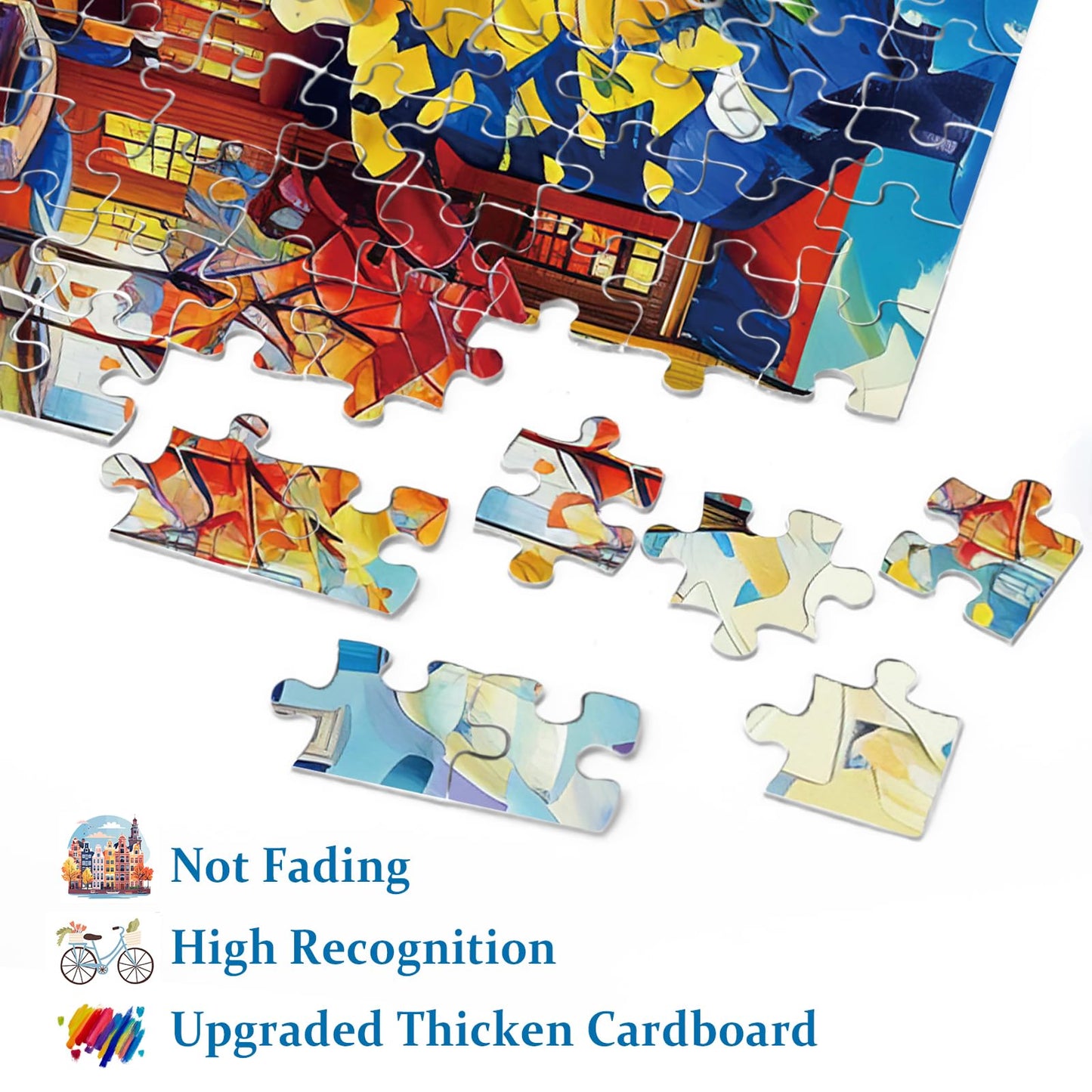 Colorful Canal Jigsaw Puzzle 1000 Pieces