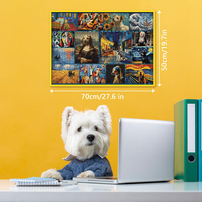 Artistic Dog Jigsaw Puzzle 1000 Pieces