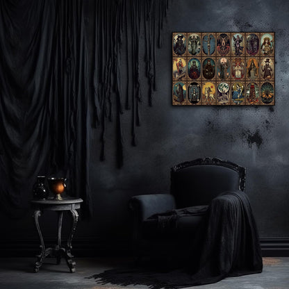 Horror Tarot Cards Jigsaw Puzzle 1000 Pieces