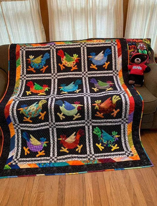 Chicken CLA15112330 Quilt Blanket