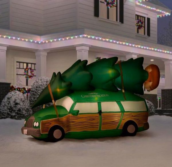 Christmas-8 ft inflatable national lampoons christmas vacation station wagon