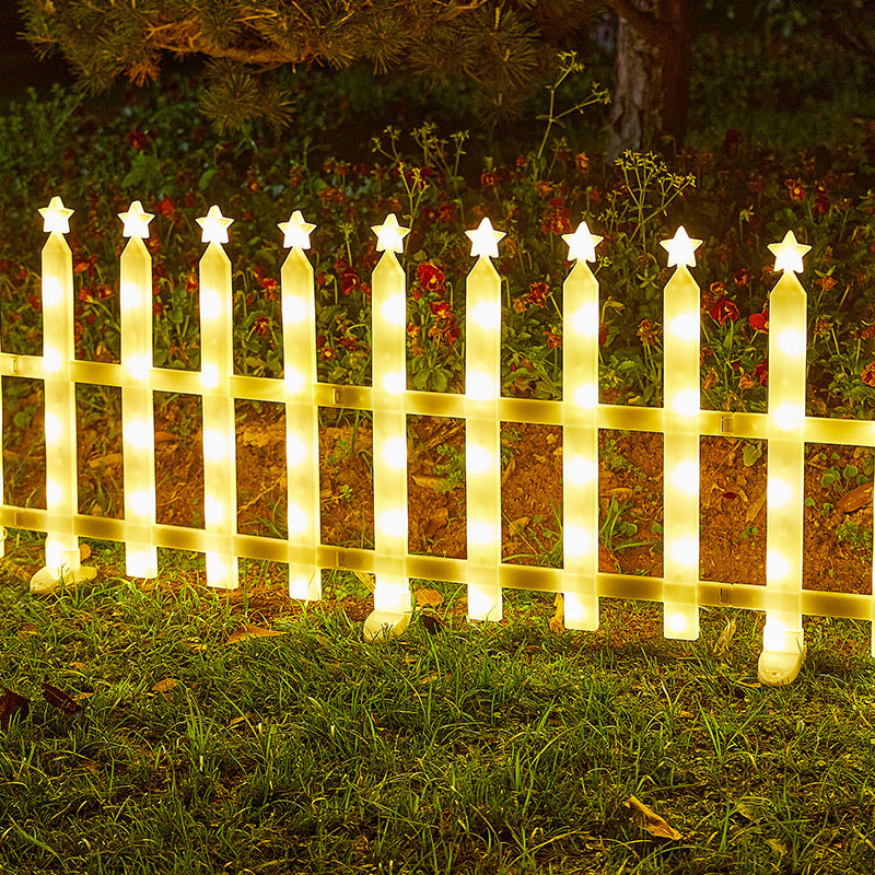 Christmas Fence Lights 8PCS