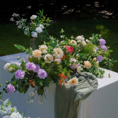 Wedding Party Flower Row Decoration Ceiling Hanging Candles