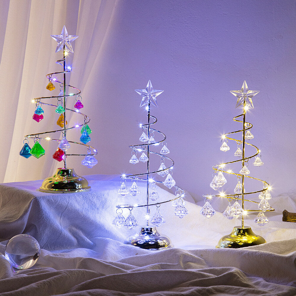 Crystal Christmas Tree Night Light