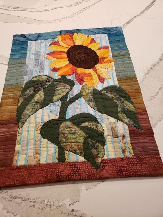 Sunflower CLDY180624125 Quilted Placemats