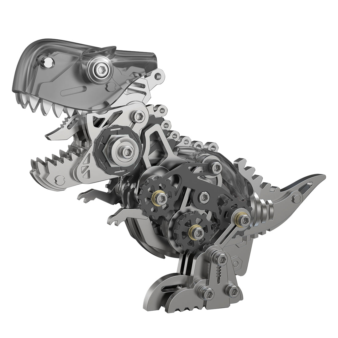 3D Metal Mechanical Dinosaur Model Kit DIY Tyrannosaurus Rex Assembly Model - 160PCS