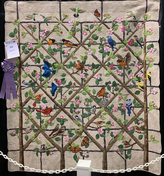 Bird Flower Garden CLA271223147 Quilt Blanket