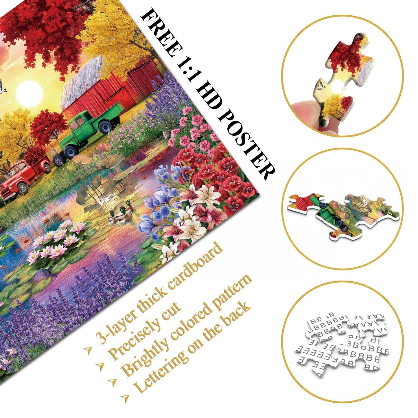 Colorful Dusk Jigsaw Puzzle 1000 Pieces