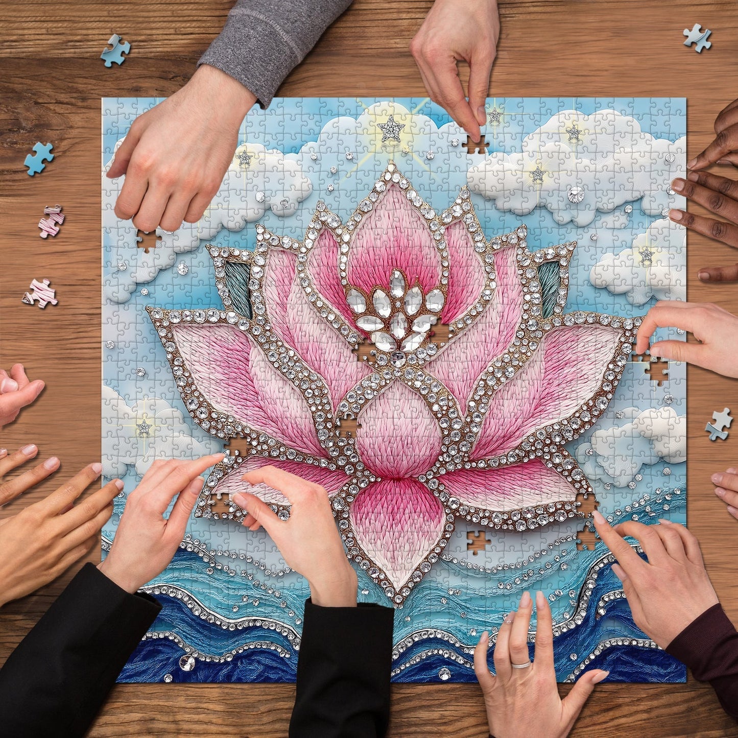 Lotus Radiance Jigsaw Puzzle 1000 Pieces