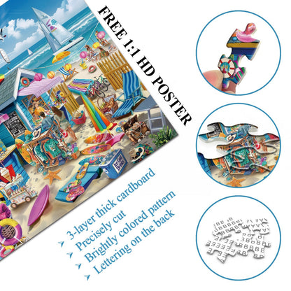 Beachside Boutiques Jigsaw Puzzle 1000 Pieces