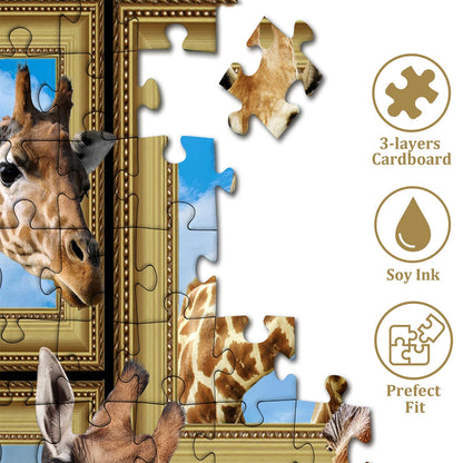 Giraffes Gone Wild Jigsaw Puzzles 1000 Pieces