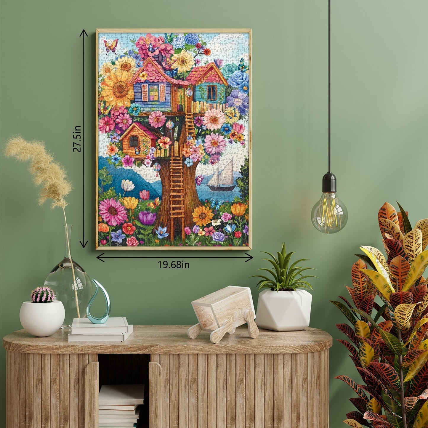 Blooming Treehouse Jigsaw Puzzle 1000 Pieces