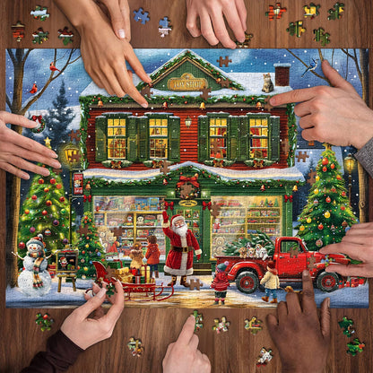 Christmas Toy Shop Jigsaw Puzzle 1000 Pieces