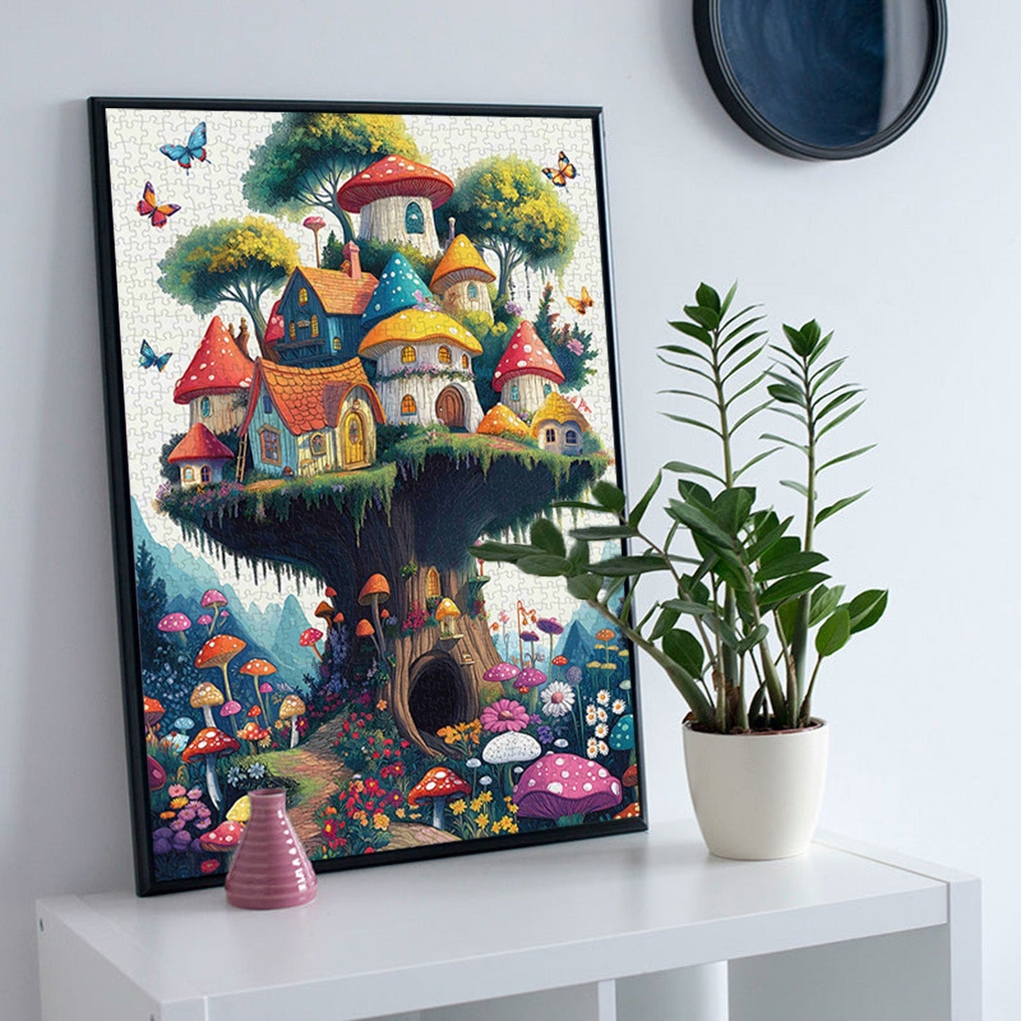 Fantasy Mushroom House Jigsaw Puzzle 1000 Pieces