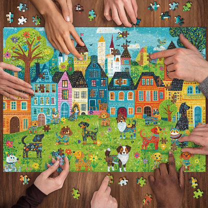 Puppy Park Jigsaw Puzzle 1000 Pieces