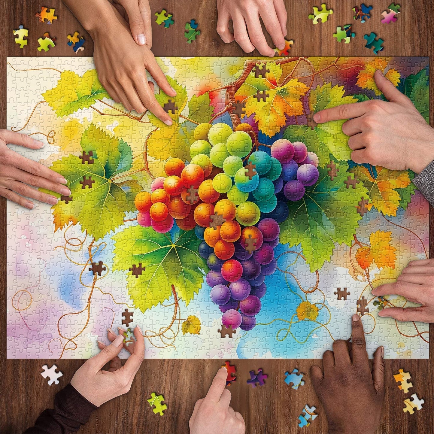 Vibrant Vines Jigsaw Puzzle 1000 Pieces