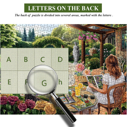 Cozy backyard Jigsaw Puzzle 1000 Pieces