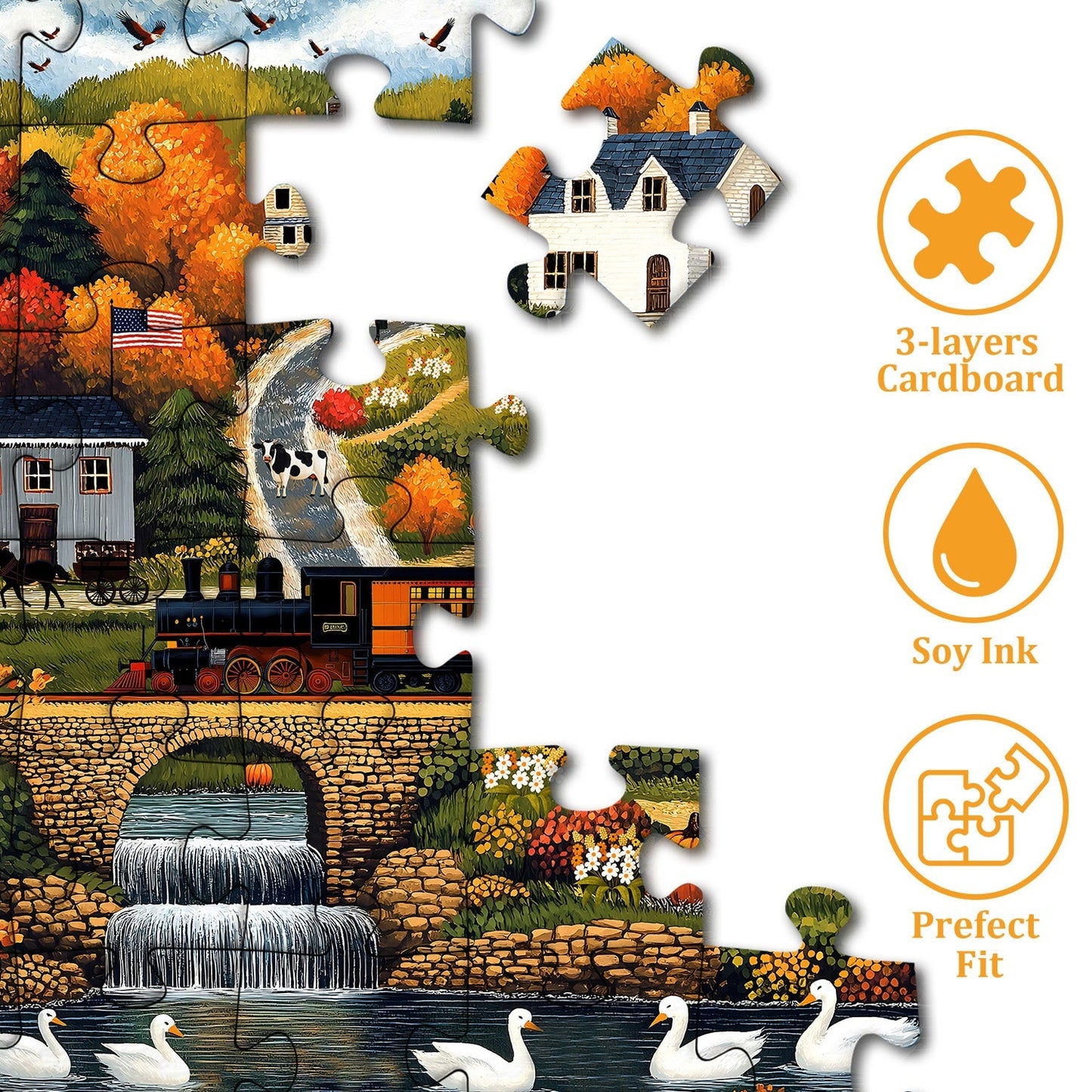 Rural Scenery Jigsaw Puzzle 1000 Pieces