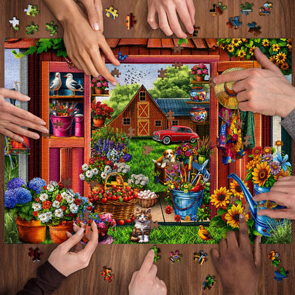 Farm Garden Jigsaw Puzzle 1000 Pieces