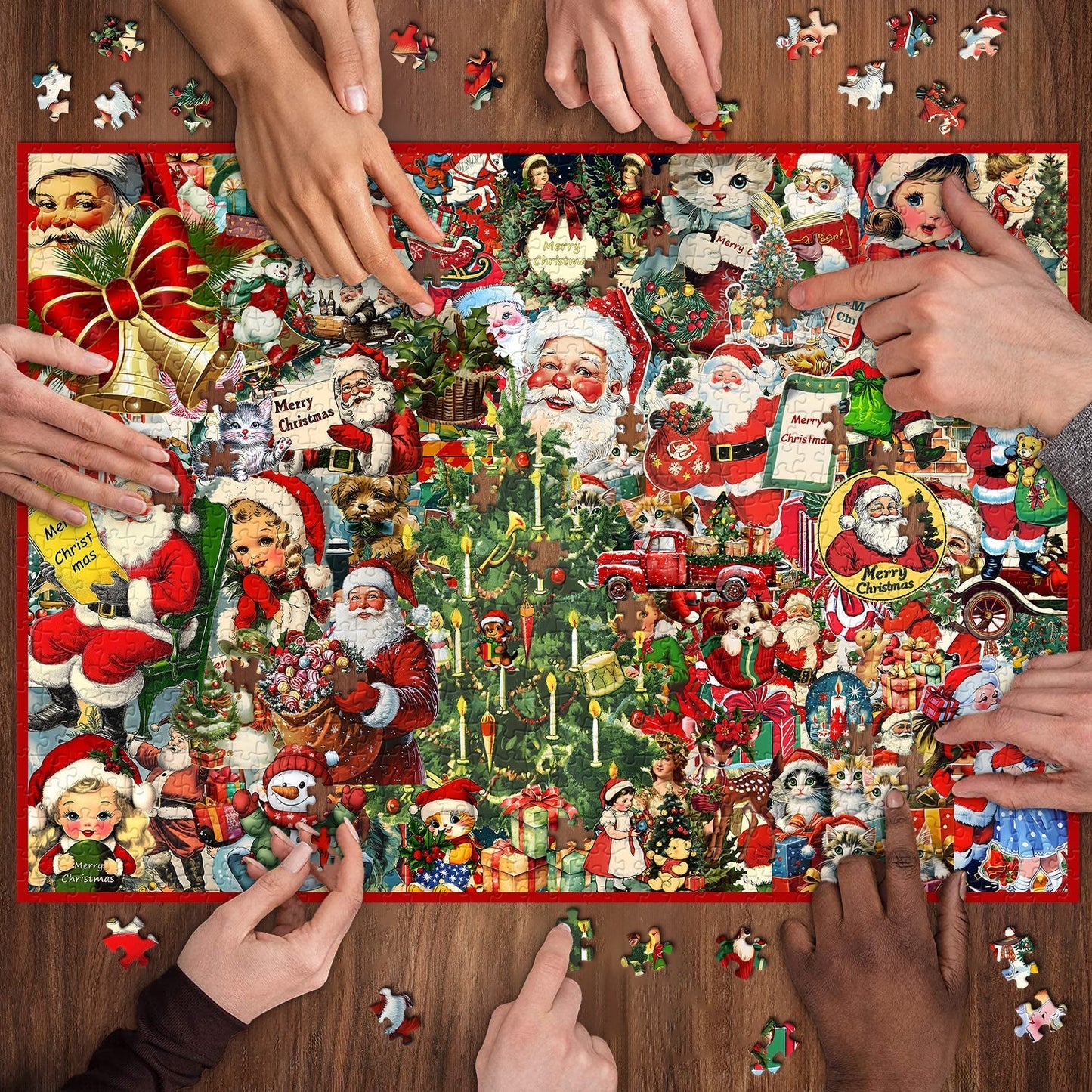 Merry Christmas Jigsaw Puzzle 1000 Pieces