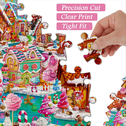 Candy Town Jigsaw Puzzle 1000 Pieces