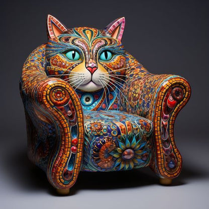 🔥Art design Cat Chair🐱-0930