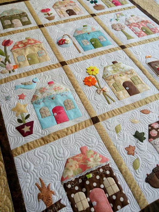 Spring Houses CLA271223178 Quilt Blanket