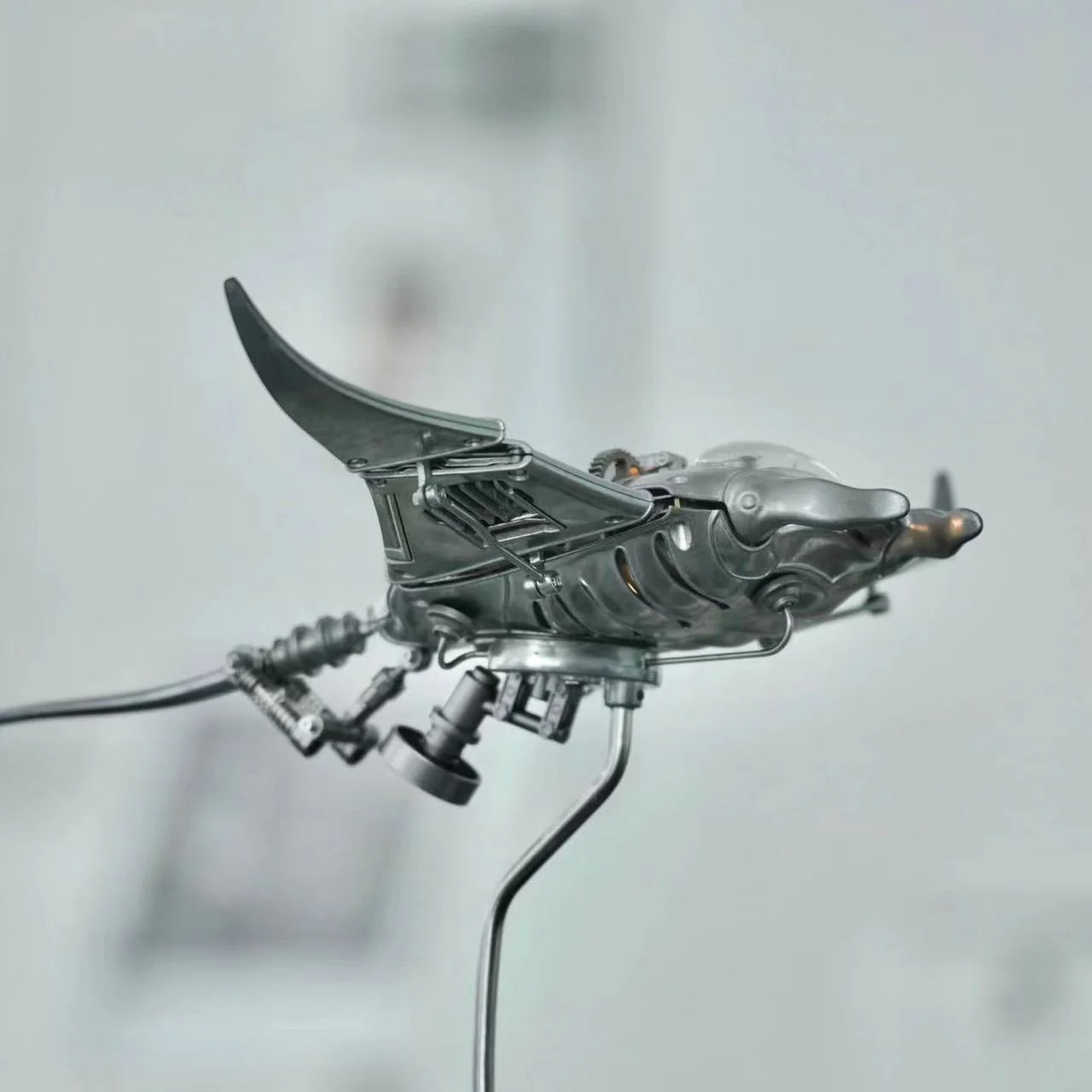 Mechanical Manta Ray 3D Metal Model