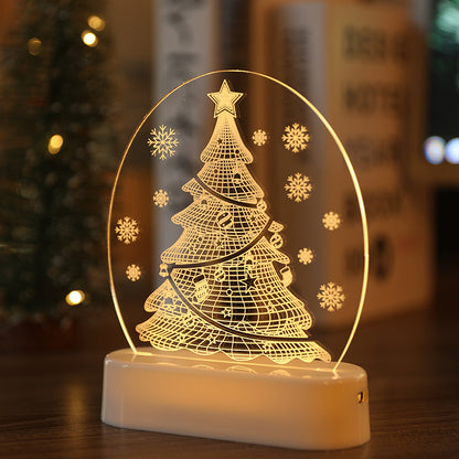 Christmas neon atmosphere light small night light ornaments