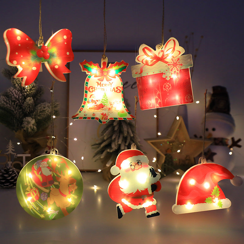 Christmas Creative Window Decoration Hanging Lights