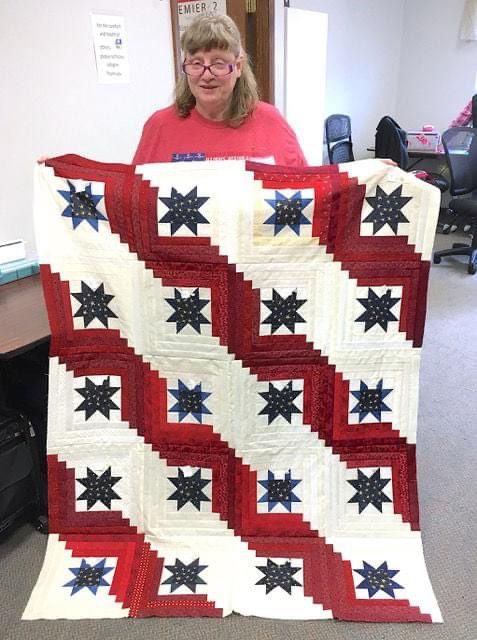 Patriotic Star CLA080424023 Quilt Blanket