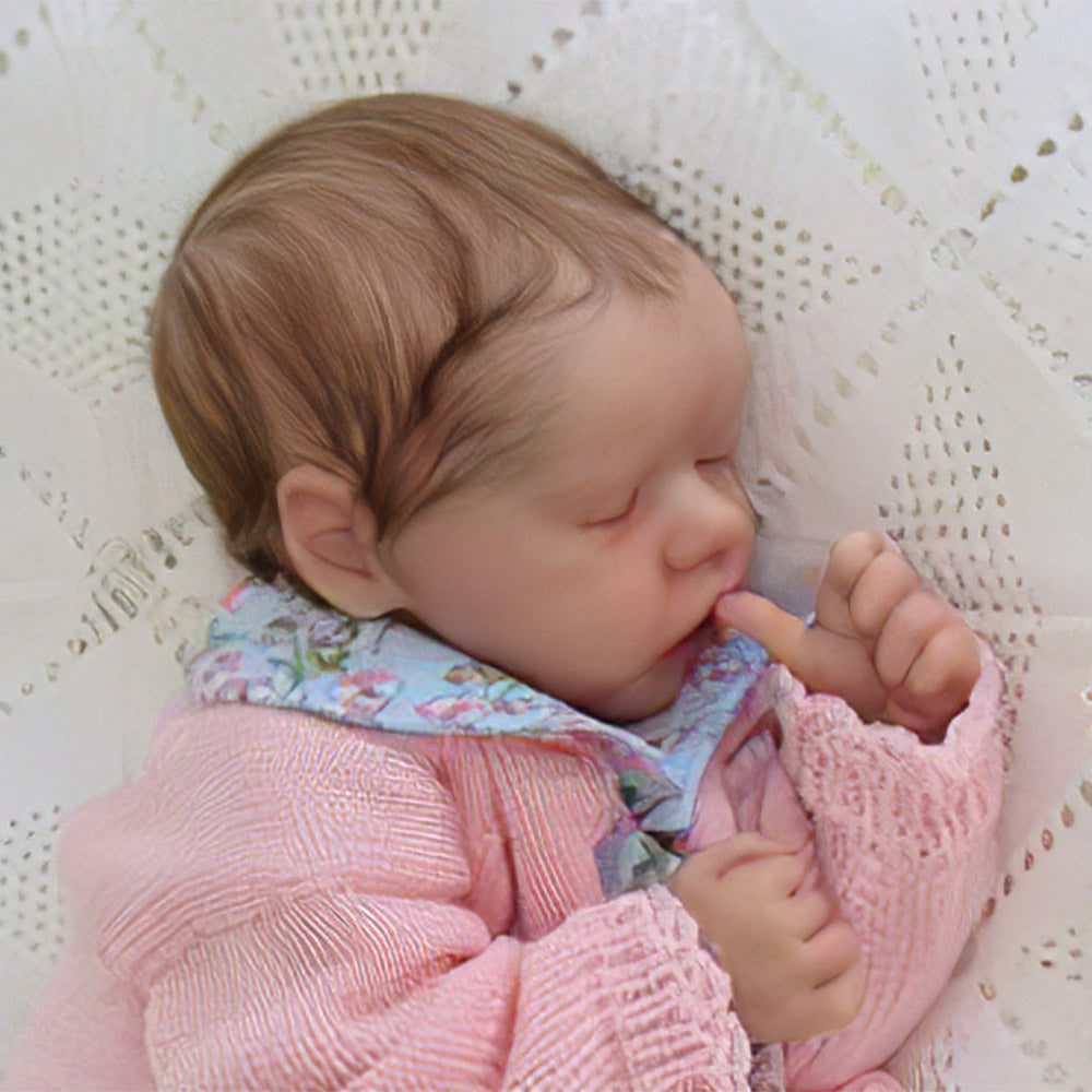 12"&17" Flexible Solid Platinum Liquid Soft Touch Full Silicone Reborn Doll Baby Girl Named Samuel By Dollreborns