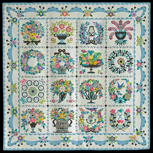 Flower Basket CLA271223234 Quilt Blanket