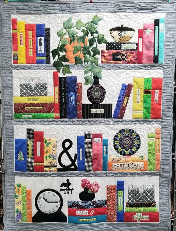 Bookcase CLA120324022 Quilt Blanket