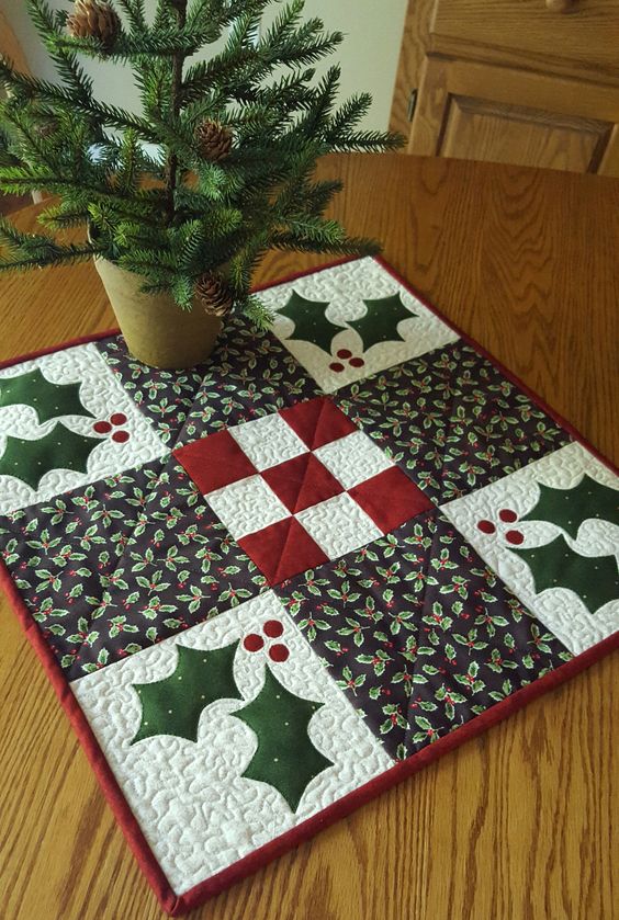 Christmas CLA271223258 Quilted Placemats