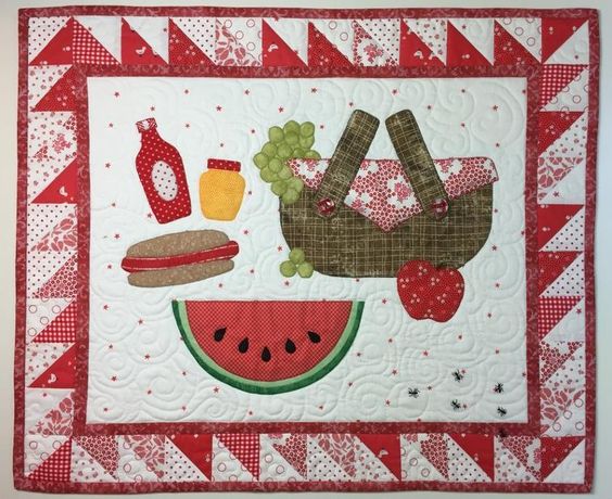 Picnic CLDY180624147 Quilted Placemats