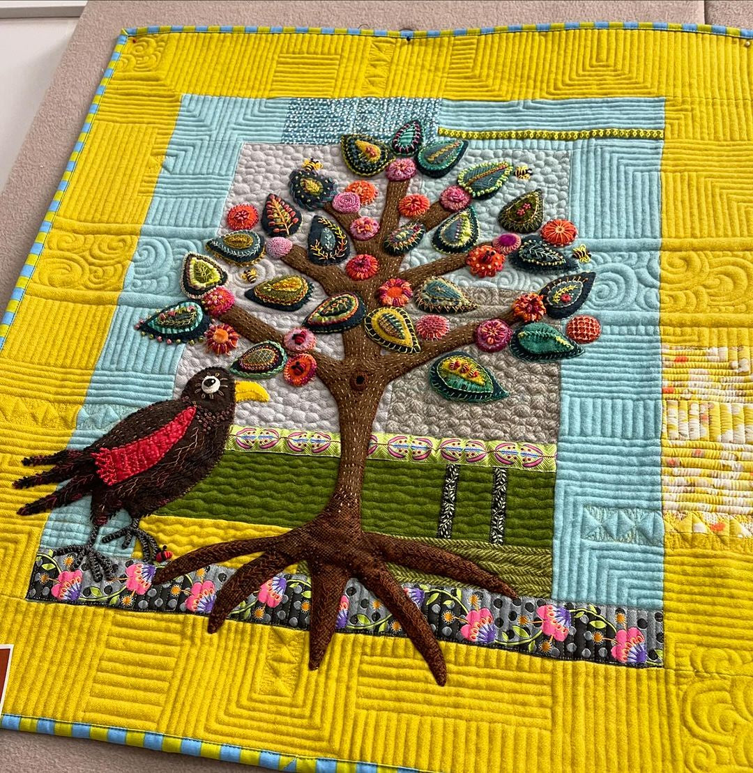 Bird And Tree CLDY040724076 Quilt Blanket