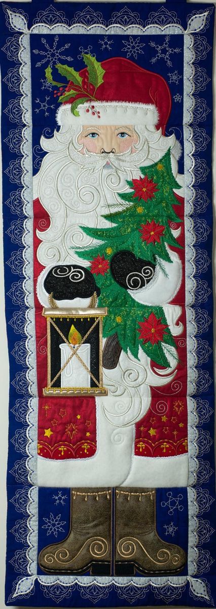 Christmas Santa CLA130324130 Quilted Table Runner